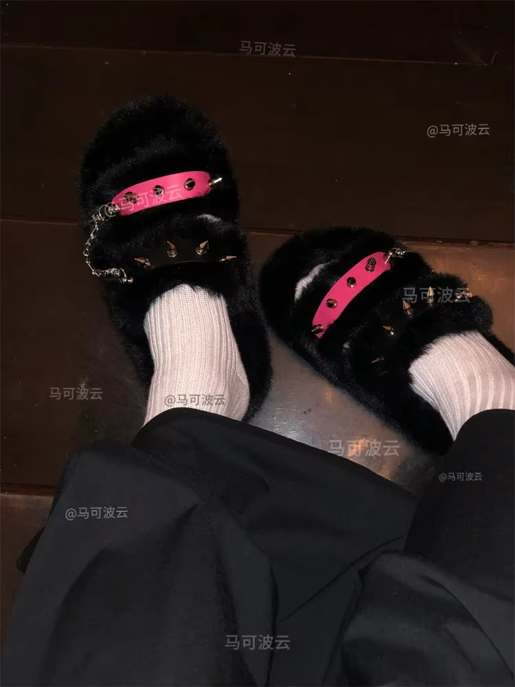 Chaussures de plein air d'hiver de style Y2K pour femmes