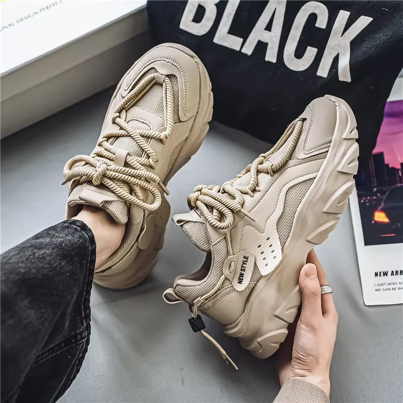 Chaussures de Sport à semelle épaisse pour hommes
