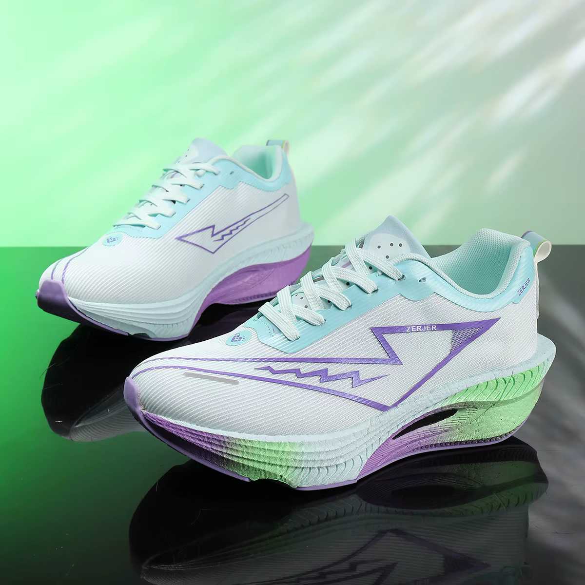 ZERJER Nouvelles chaussures de course légères et décontractées pour hommes - Baskets