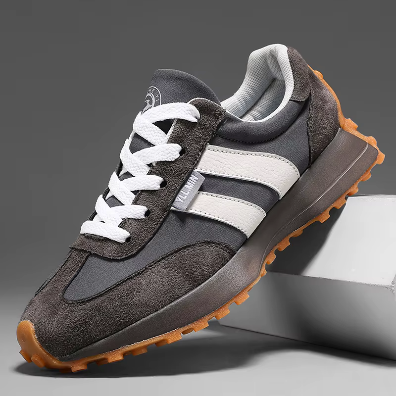 Nouvelles Chaussures Décontractées 2026 Printemps-Automne Respirantes Confortables Baskets Vintage Mode à Lacets Antidérapantes pour l'Extérieur