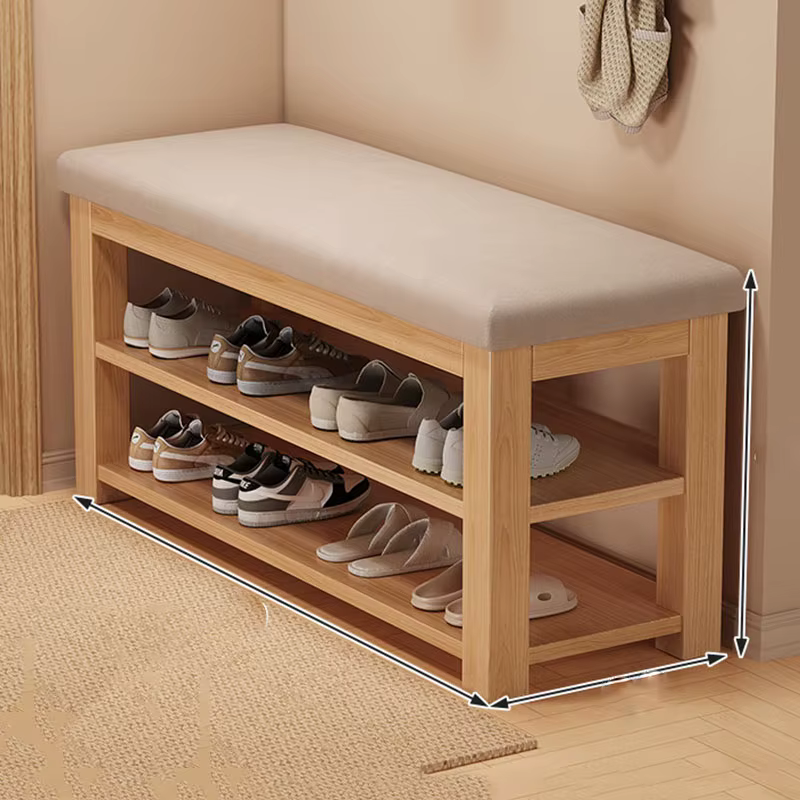 Organisateur de banc, meuble de rangement pour chaussures