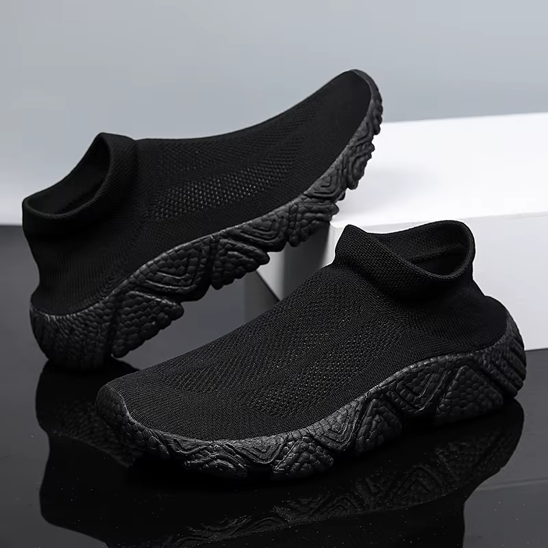 Baskets légères en maille respirante pour hommes, chaussures décontractées