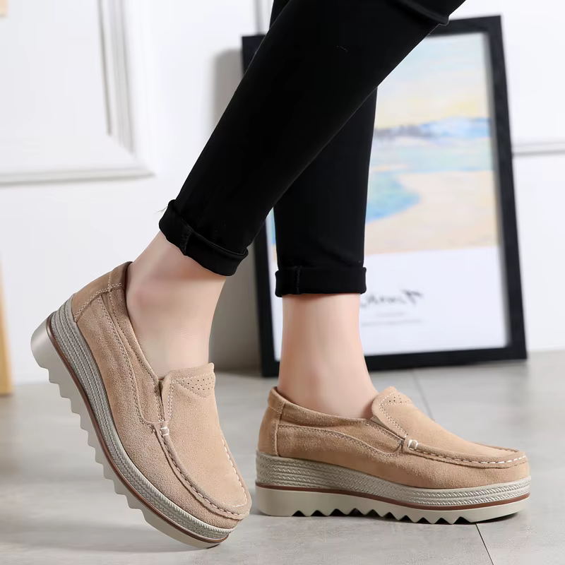 Nouvelles grosses baskets femmes chaussures mode plate-forme mocassins