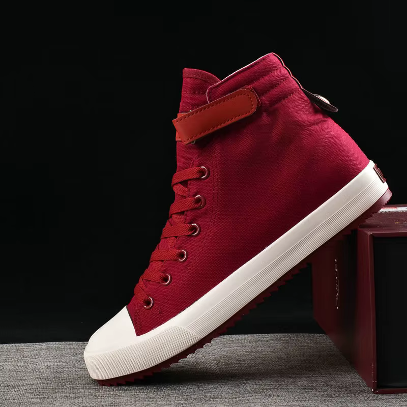 Baskets montantes en toile pour hommes