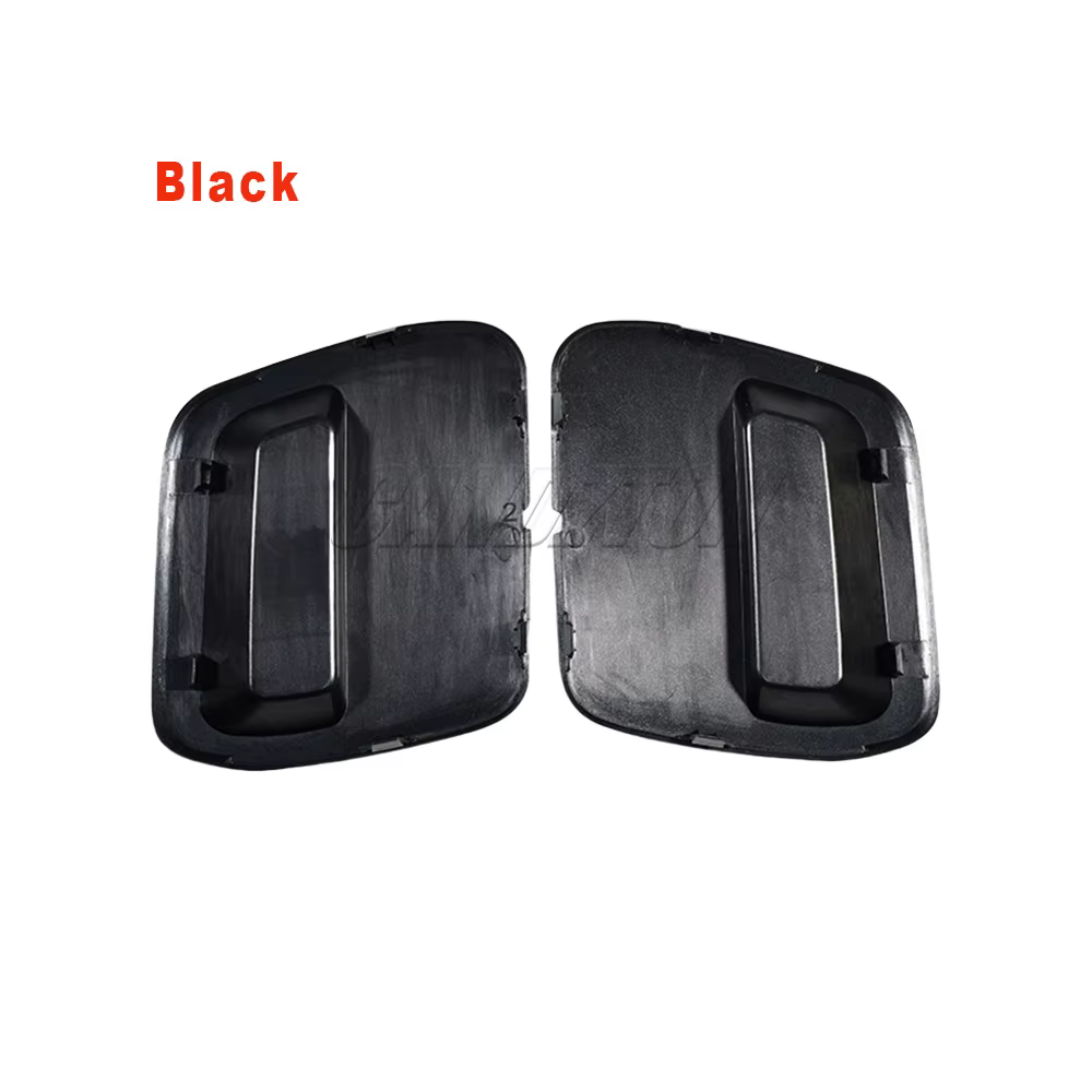 Pour Dacia Duster 2017-2021 1 Paire de nouveaux couvercles d'œil de barre de remorquage avant noirs/gris L+R ABS 511802392R 511809831R Accessoires de voiture