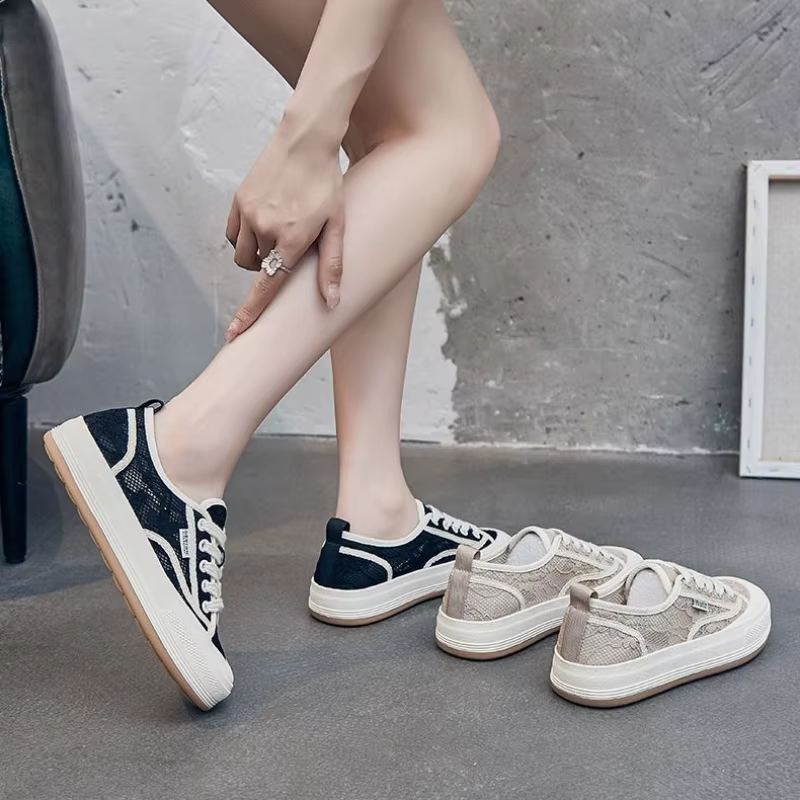 Chaussures de tennis en toile pour femmes