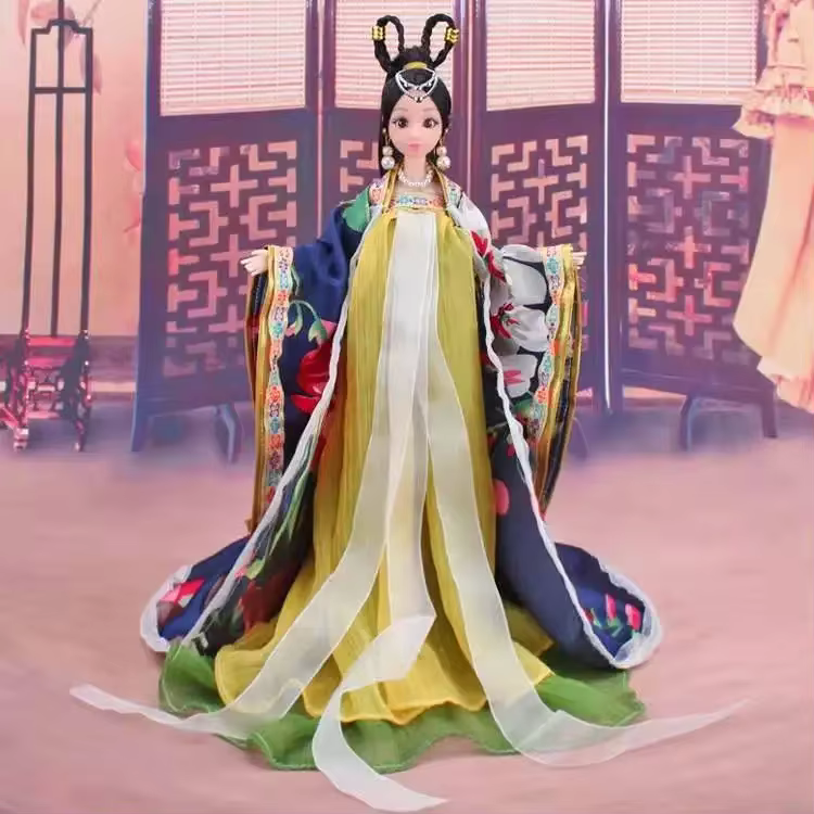 Robe de Cosplay pour Poupées Barbie, Vêtements de Soirée, Costume Traditionnel Chinois de miles des Prairies, Jouets pour Enfant, 1/6