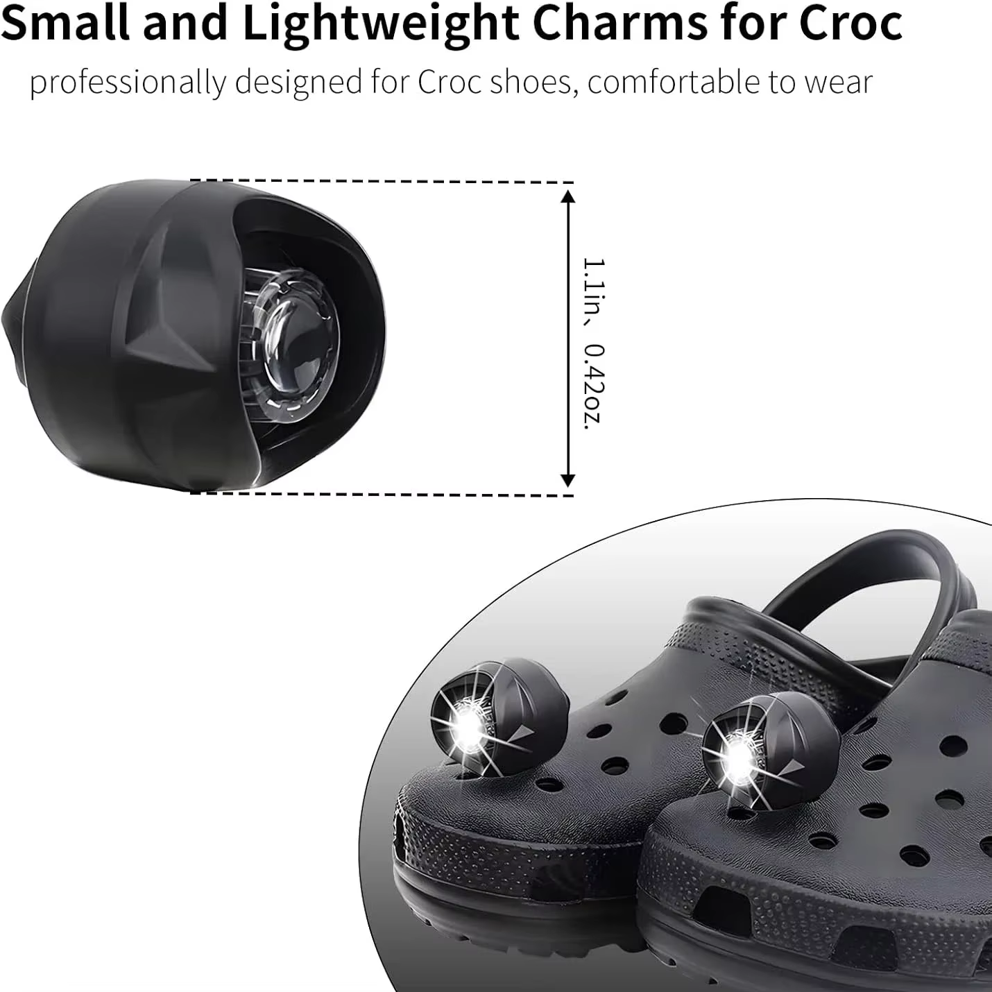 2 pièces chaussures lumières illuminent vos activités de plein air avec le phare LED chaussure lumière