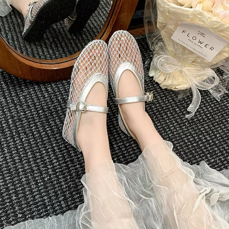 Chaussures de Ballet en maille pour femmes