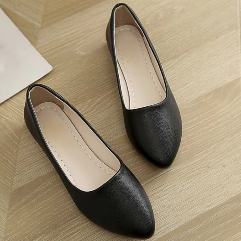 Chaussures Décontractées à Bout Jolie tu et Semelle Plate Souple, Nouvelle Collection pour Femme