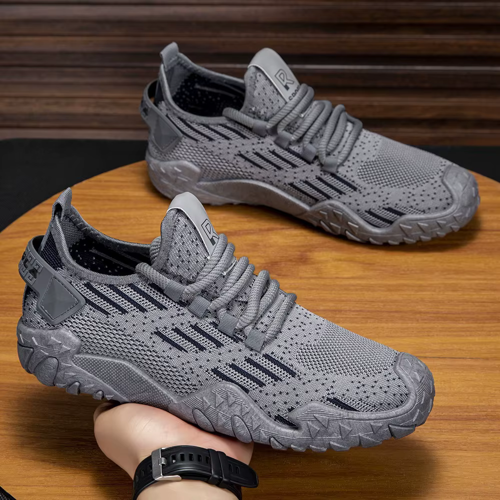 Nouvelles Chaussures Homme 2026 Respirantes Antidérapantes Évidées pour Course en Extérieur Baskets Sportives Décontractées Tendance