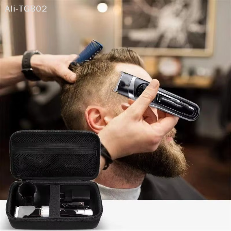 Sac de rangement pour tondeuse à barbe avec sac intérieur en filet, organiseur pour tondeuse à cheveux, étui de rangement pour kit de toilettage (sacs uniquement)