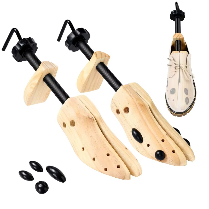 1 pièce Embauchoirs en bois réglables et extensibles pour hommes