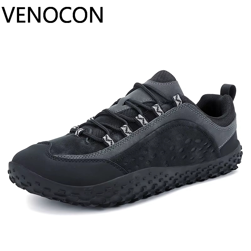 VENOCON minimaliste pieds nus sensation de sol Style élégant boîte à bout large moins de pile hauteur marche randonnée Trail chaussure chaussures baskets