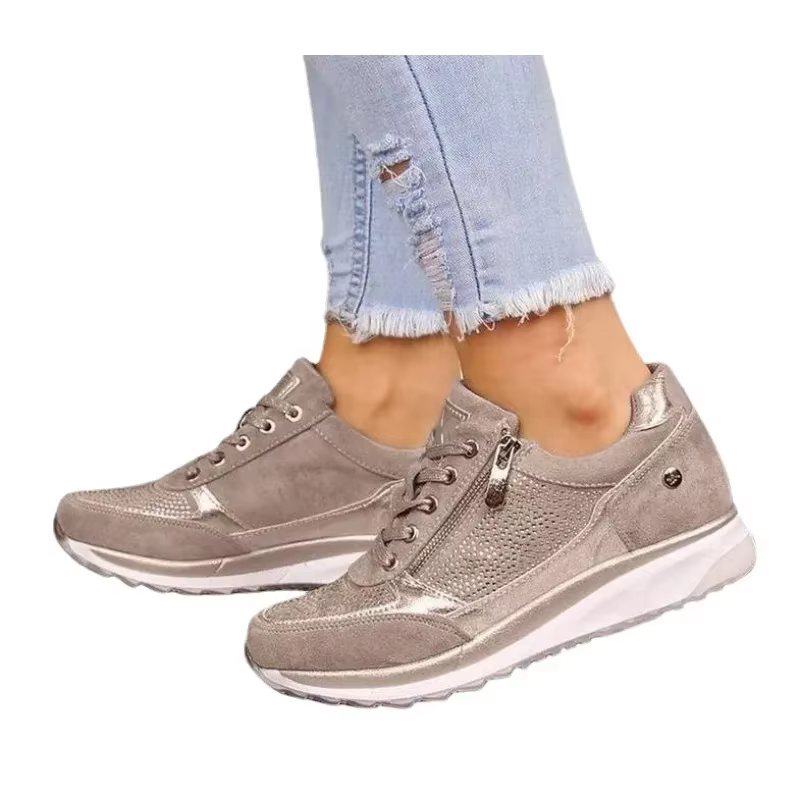 Nouvelles baskets compensées résistantes à l'usure pour femmes
