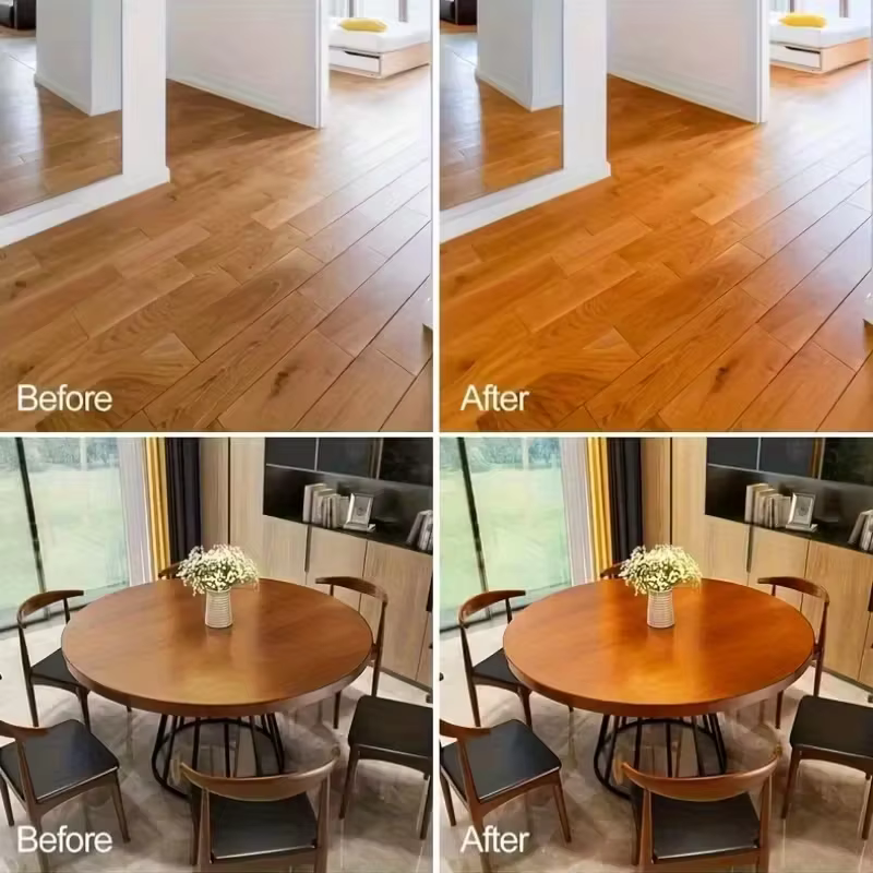 Cire essentielle pour sols, polissage professionnel pour parquet, brillance longue durée, restaure et protège les surfaces de revêtements de sol en bois stratifié