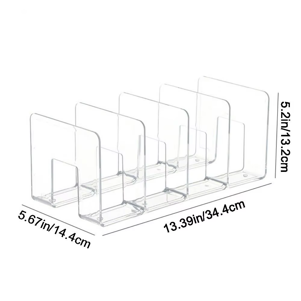 Range-chaussures vertical transparent en plastique à 4 compartiments grande capacité – Organisateur de chaussures autoportant pour un gain de place