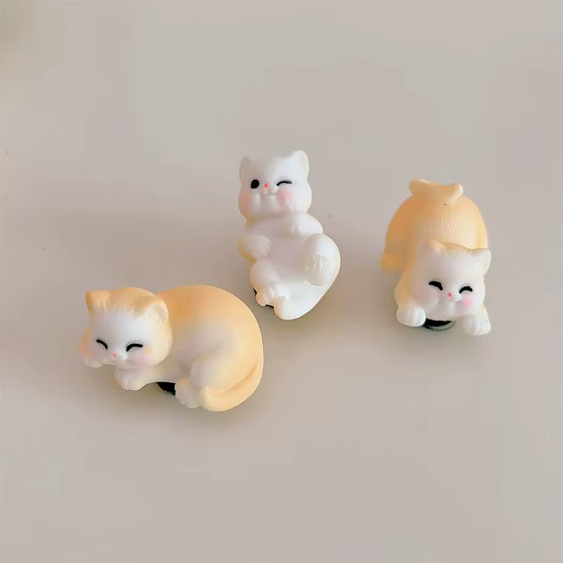 Breloques de chaussures chats 3D mignons