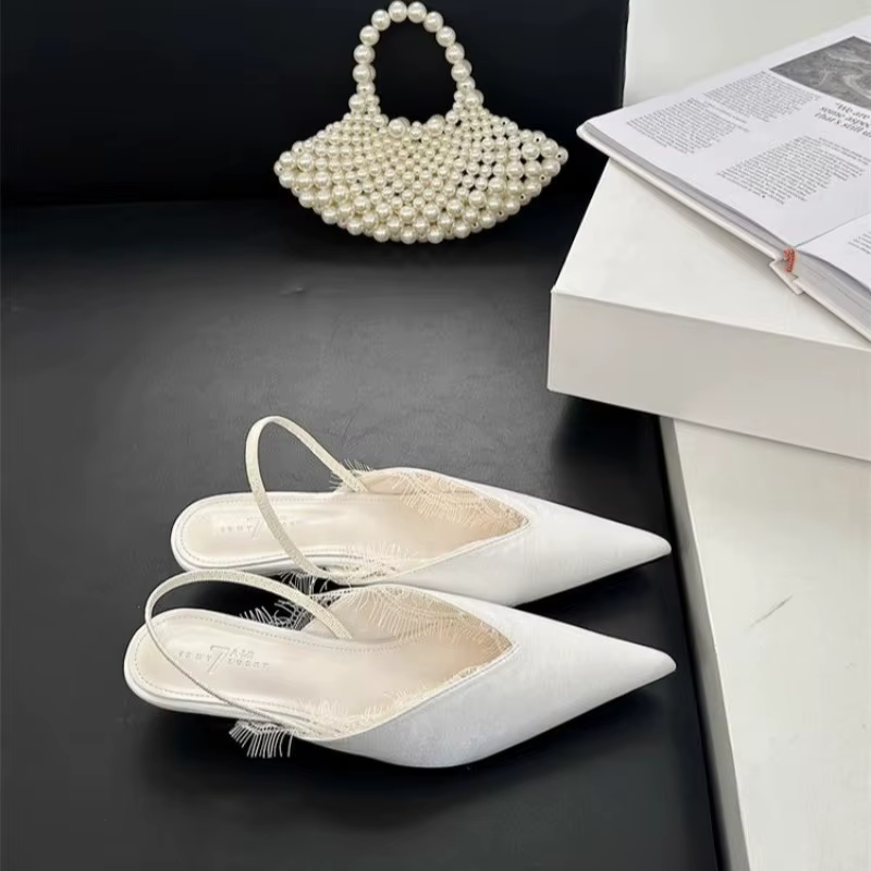 2025 offre spéciale chaussures femme bout fermé femmes sandales mode robe