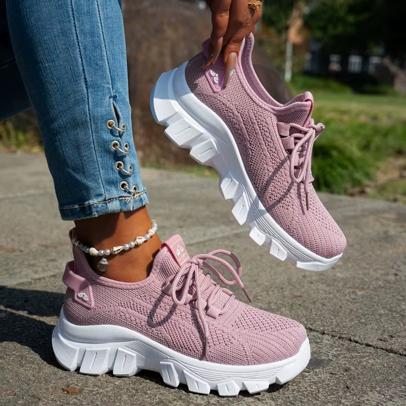 Chaussures tricotées légères et respirantes pour femmes