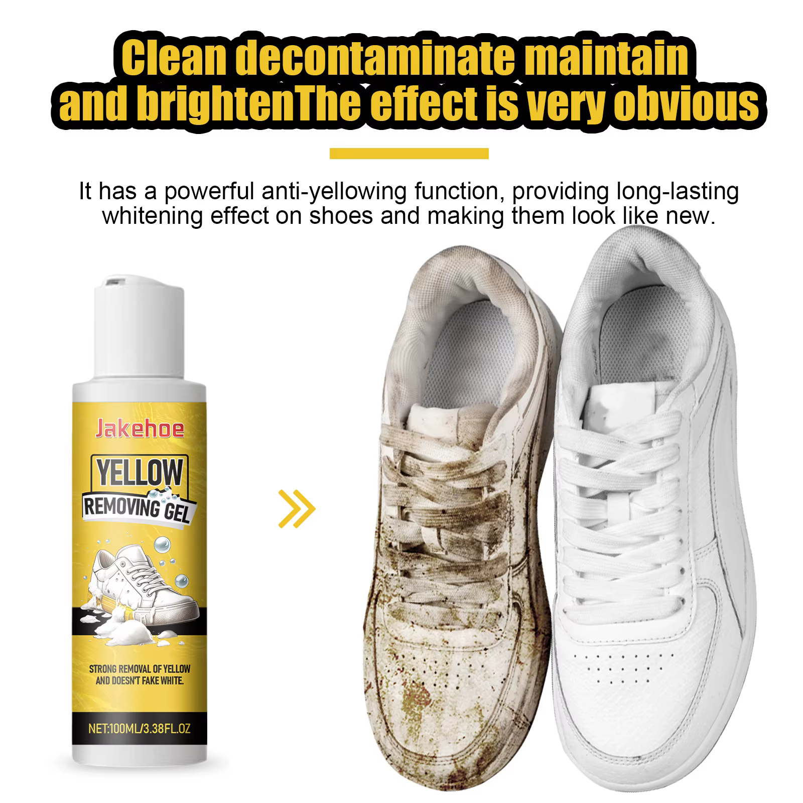 Nettoyant pour chaussures blanches