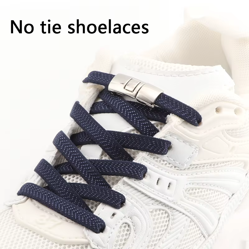 Nouveaux lacets élastiques unisexe pour baskets