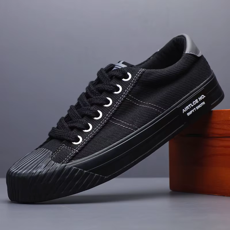 Chaussures Plates Légères Décontractées en Toile pour Homme