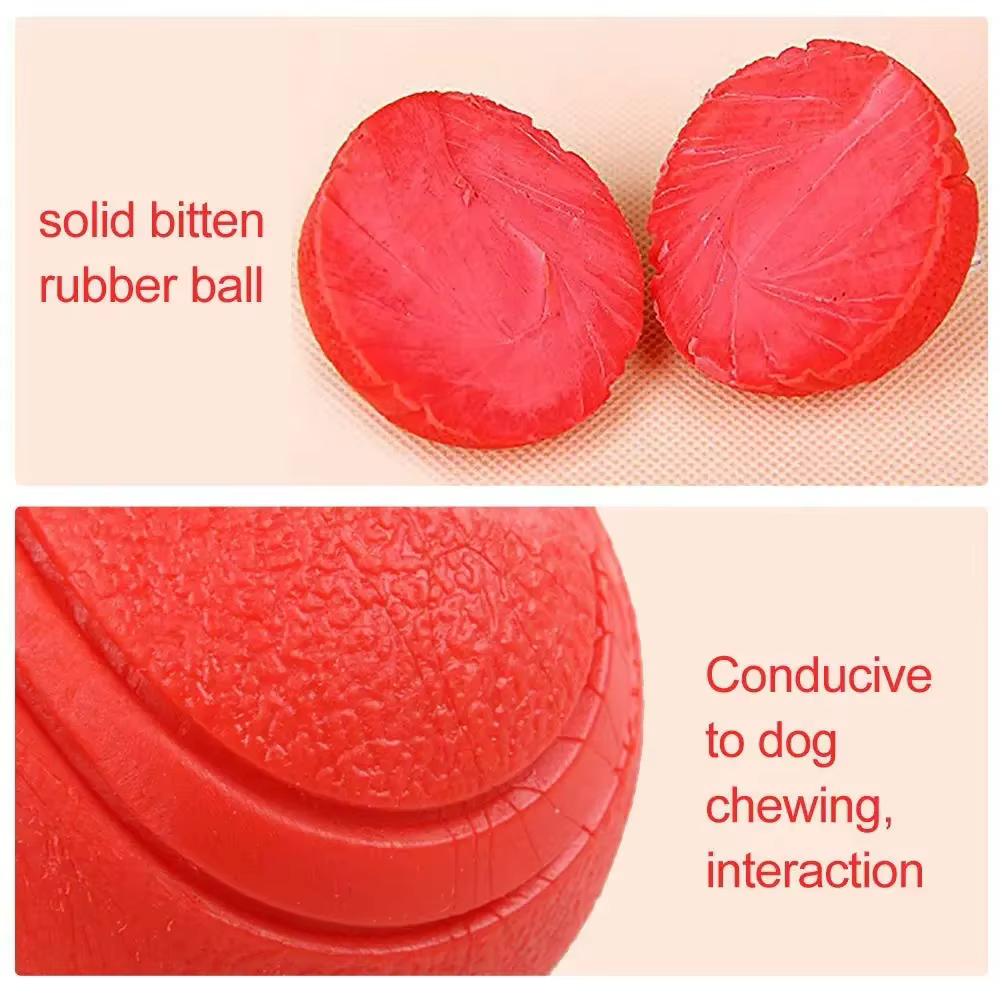 MADDEN S-XL TANSolid Caoutchouc IkBouncy Balle Morsure Degré Boucle Indestrucemballages Chien Formation