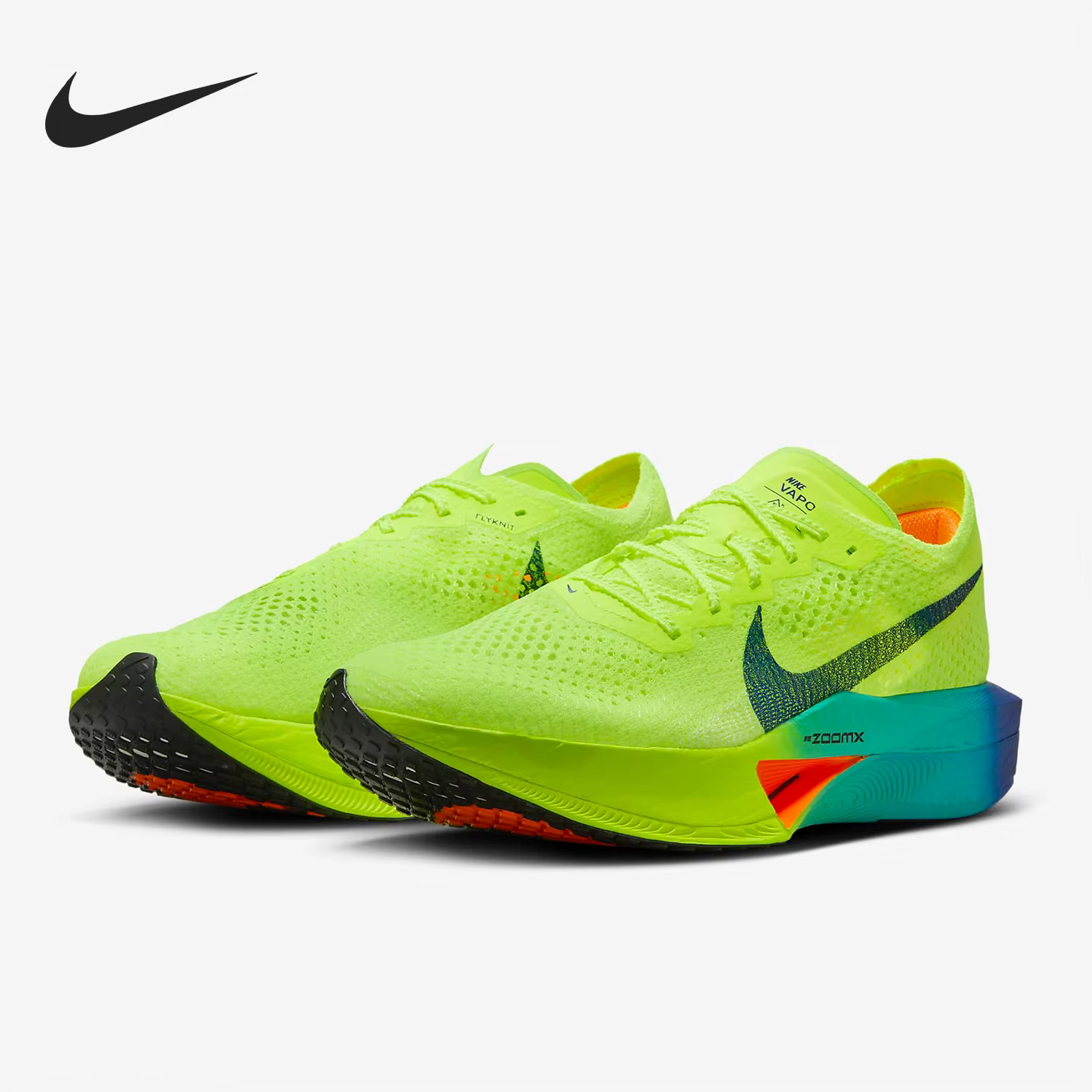 Nike officiel véritable VAPORFLY 3 chaussures de course respirantes sur route pour hommes DV4129-103