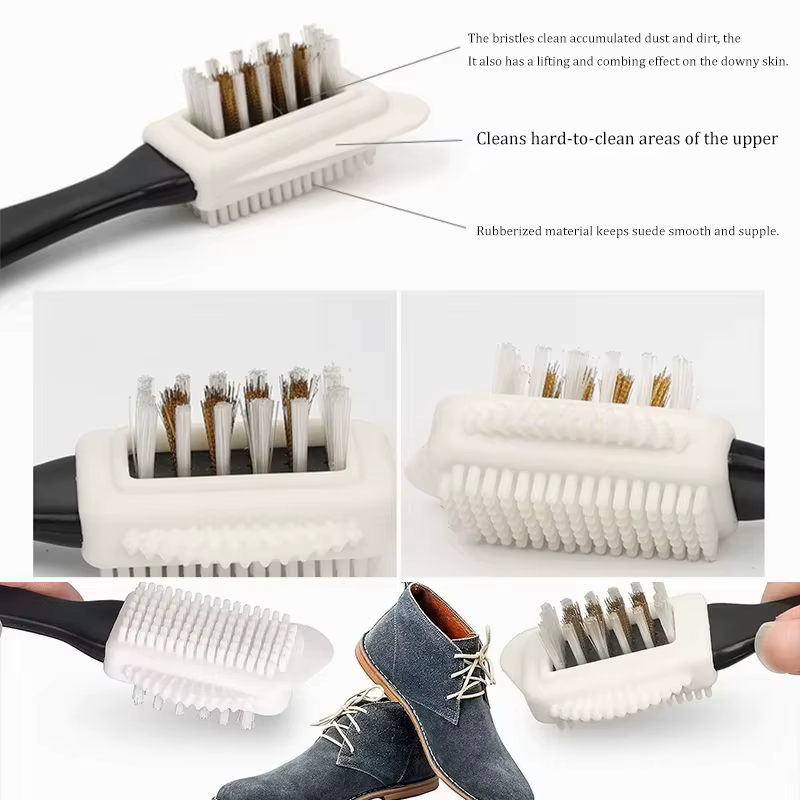 Brosse de nettoyage de chaussures en daim