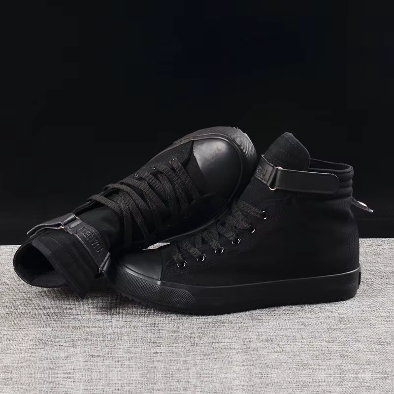 Baskets montantes en toile pour hommes