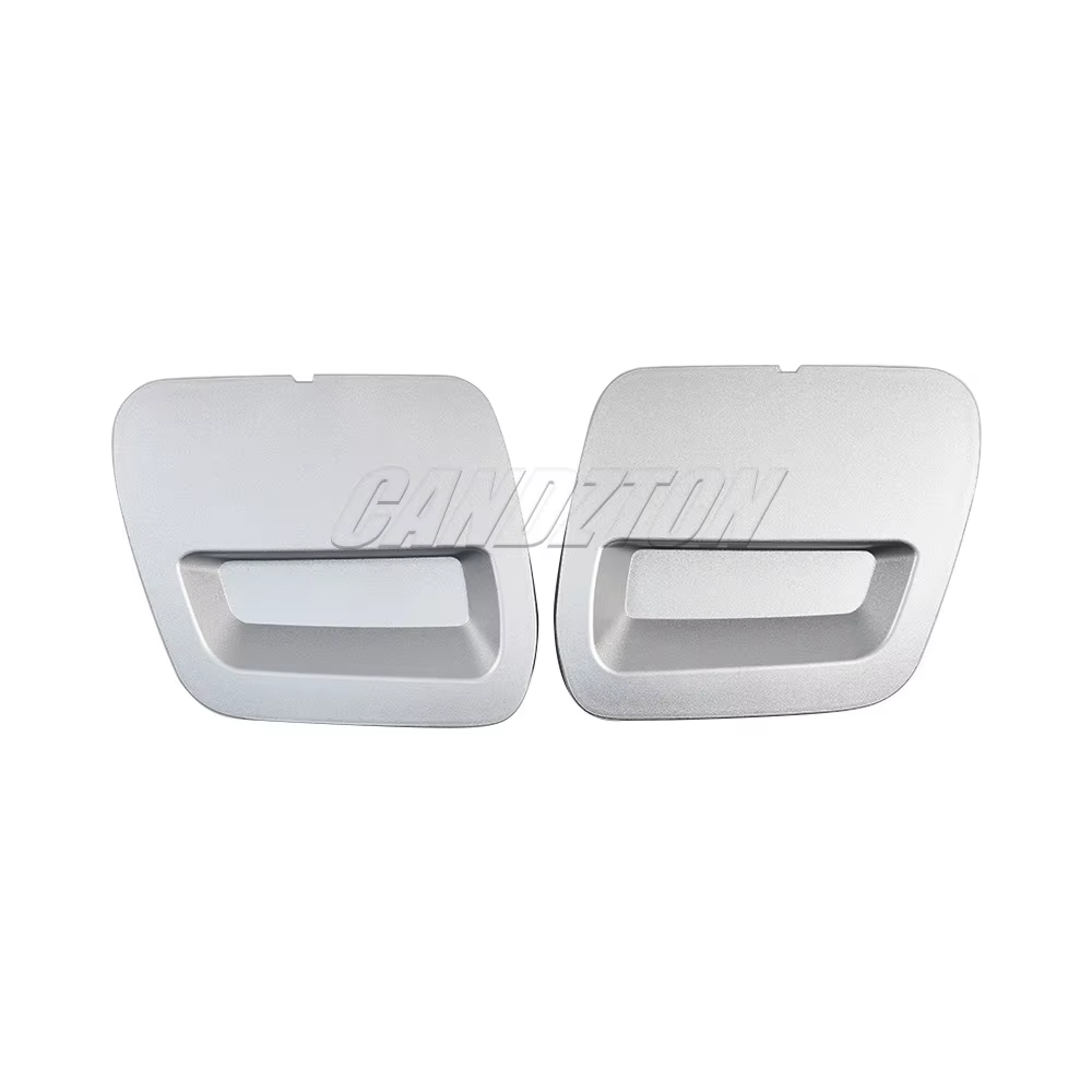 Pour Dacia Duster 2017-2021 1 Paire de nouveaux couvercles d'œil de barre de remorquage avant noirs/gris L+R ABS 511802392R 511809831R Accessoires de voiture