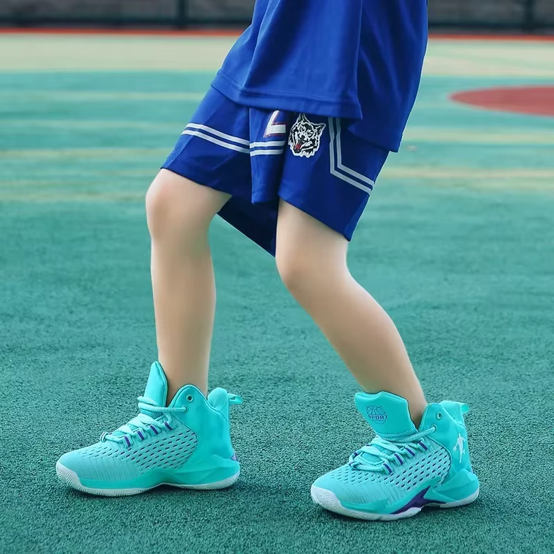 Chaussures de basket-ball respirantes et confortables pour enfants