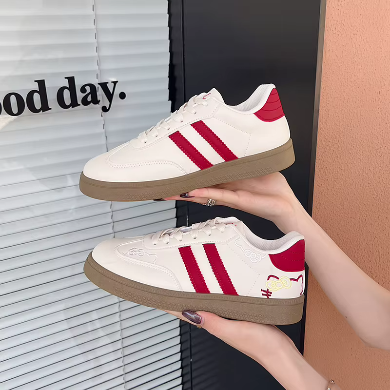 Baskets blanches chics de Style coréen pour femmes