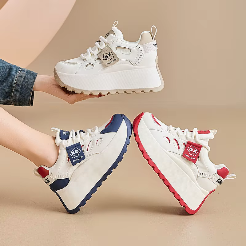Nouvelle mode femmes papa chaussures printemps 2025 fond épais