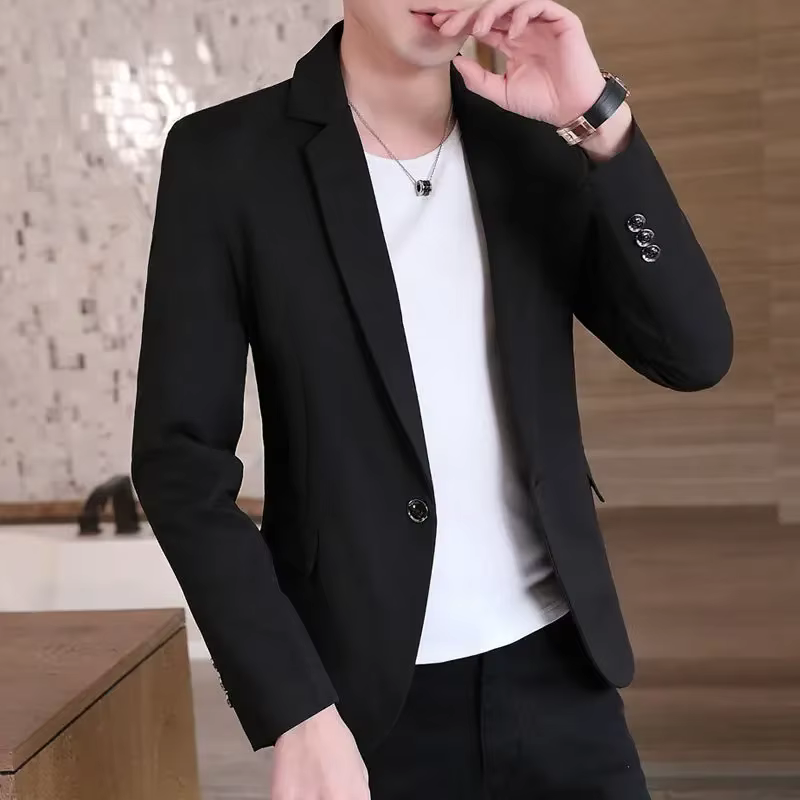 Costumes et blazers surdimensionnés pour hommes, veste grande taille pour hommes, manteaux fins blancs de fête, Vintage, vêtements de Style coréen décontractés