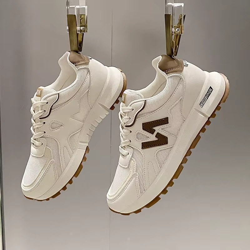 Chaussures décontractées sportives pour femmes en maille respirante