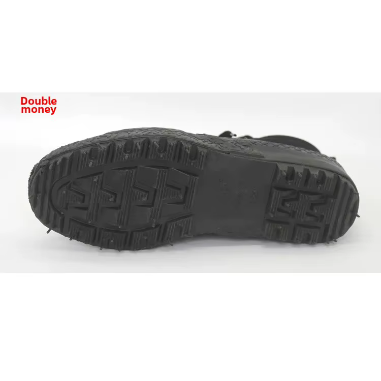 Chaussures d'entraînement montantes noires à double argent
