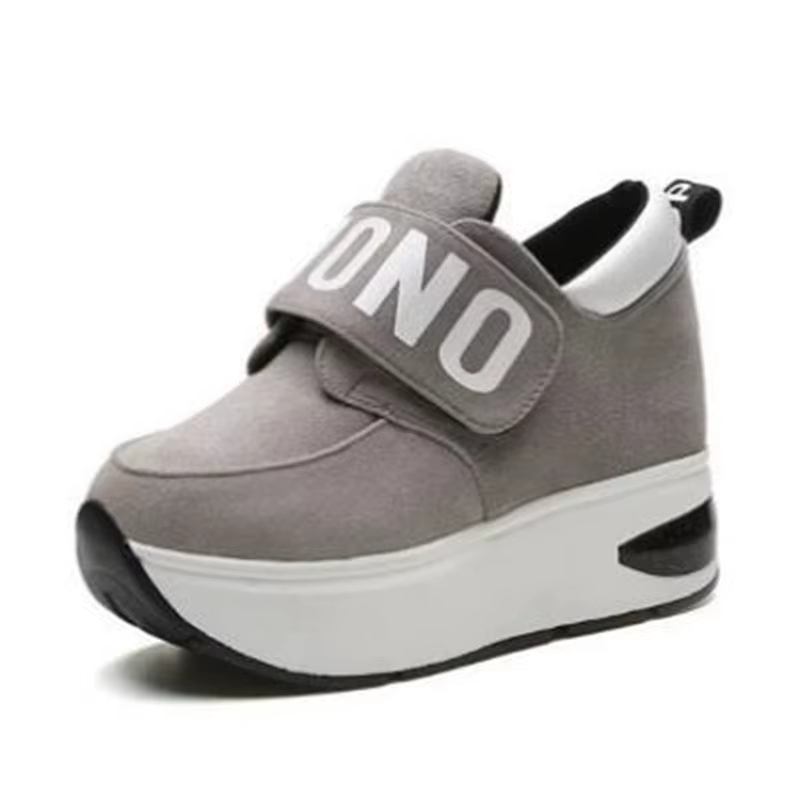 NOUVELLE plate-forme baskets compensées dames chaussures Sneaker