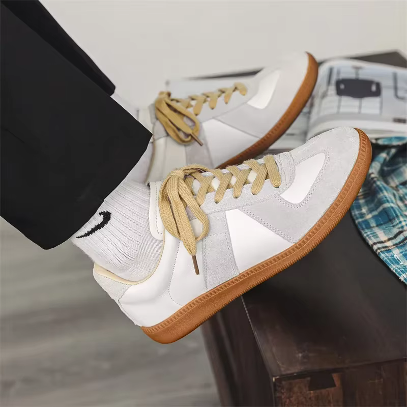Margiela tendance décontracté hommes femmes chaussures baskets polyvalentes formateurs à semelles souples anti-dérapant Lasure Streetwear