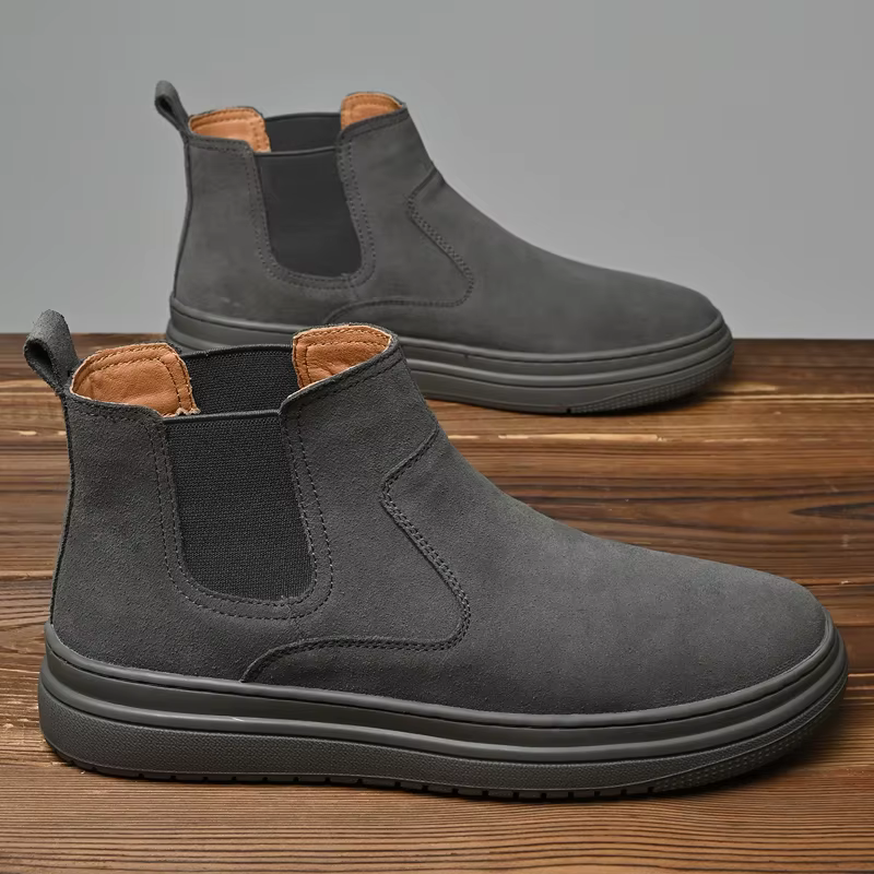 Marque italienne automne hiver hommes chaussures hautes conférence
