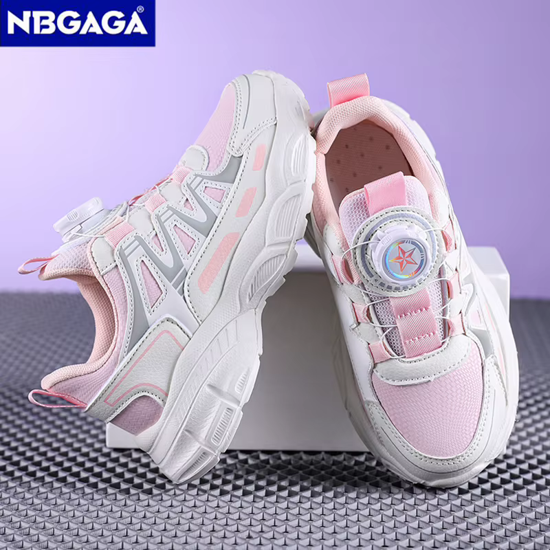 Chaussures de sport légères en cuir pour filles