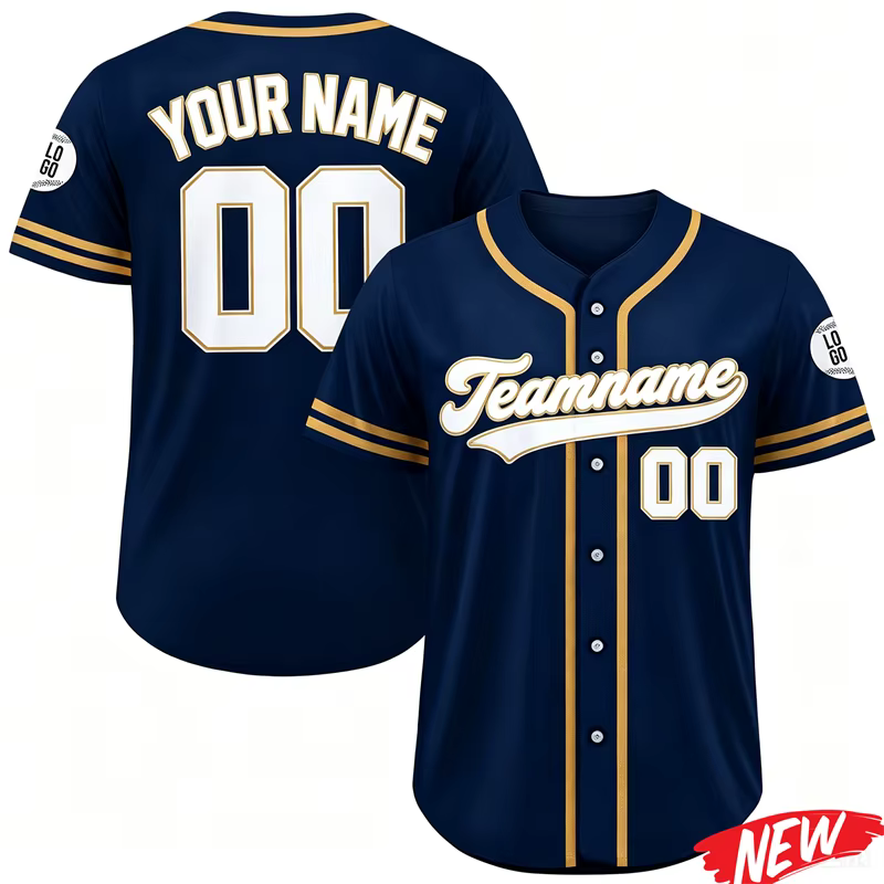 Maillot de baseball personnalisé pour hommes, chemise à boutons pour sports de plein air d'été, chemise surdimensionnée à manches courtes avec nom d'équipe personnalisé
