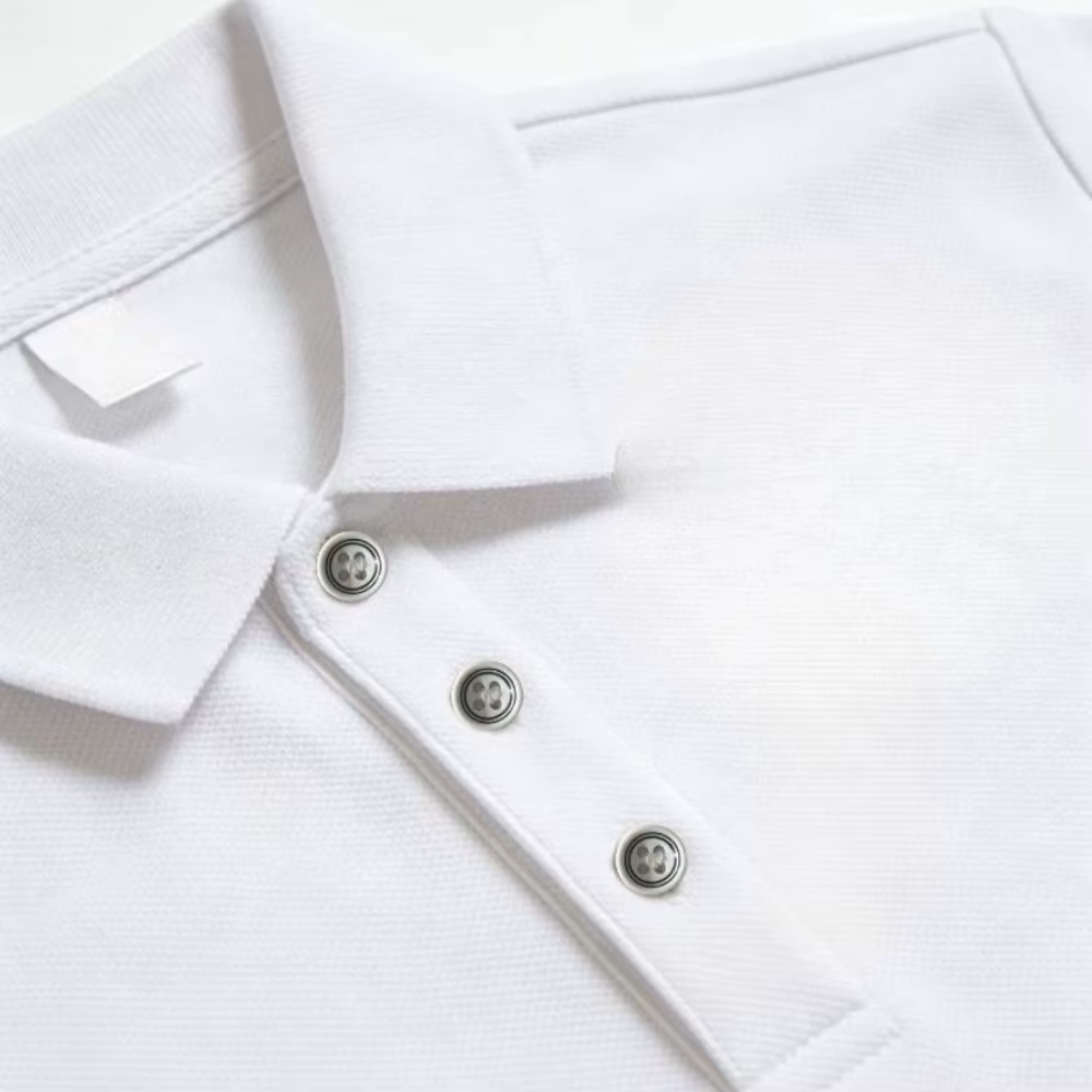 Chemises polo décontractées, style estival, pour femmes et hommes, respirantes, chemises de golf, t-shirts unisexes, streetwear tendance, hauts blancs surdimensionnés