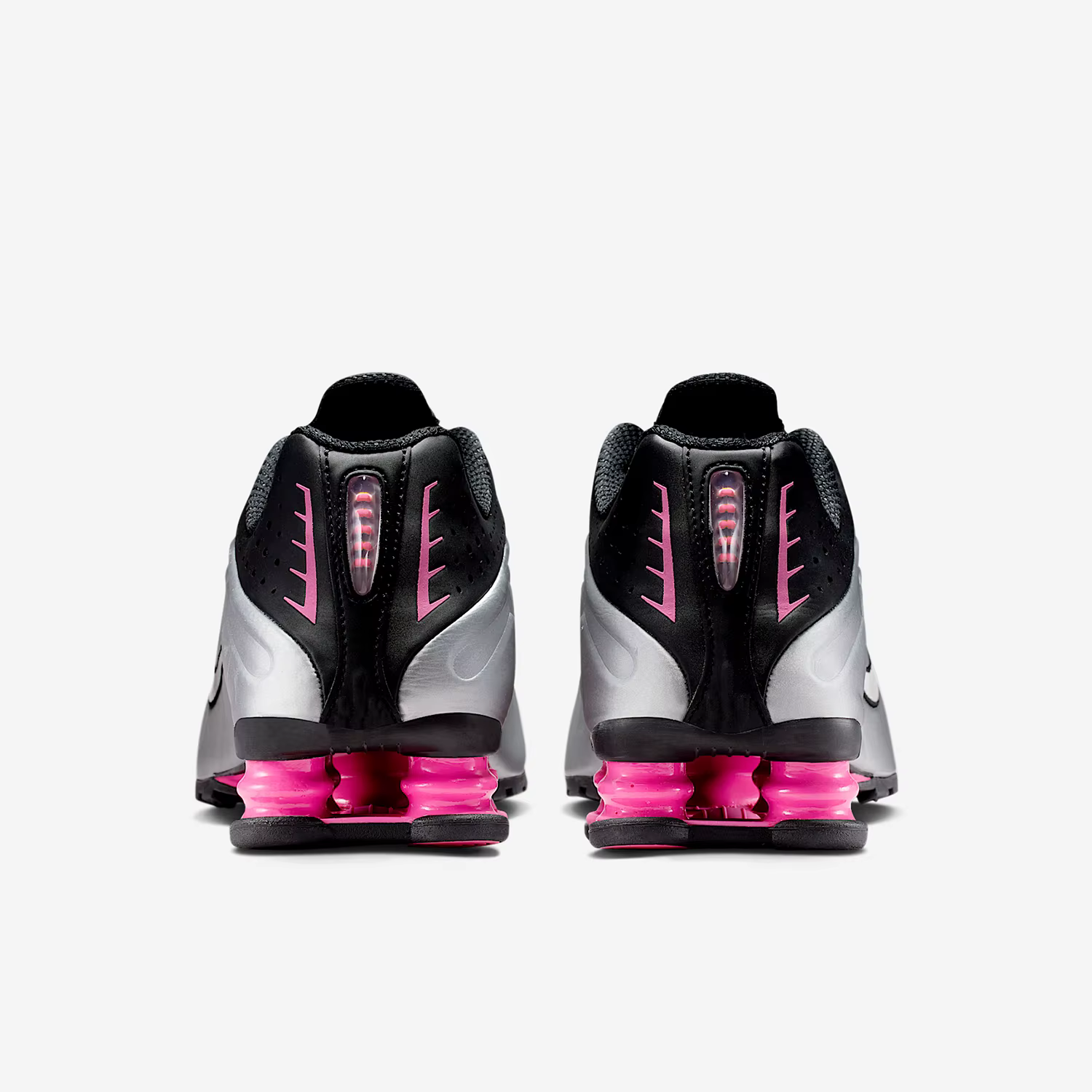 Nike Authentic Shox R4 Chaussures de sport résistantes à l'usure avec coussinets à colonnes d'air pour femmes AR3565-012