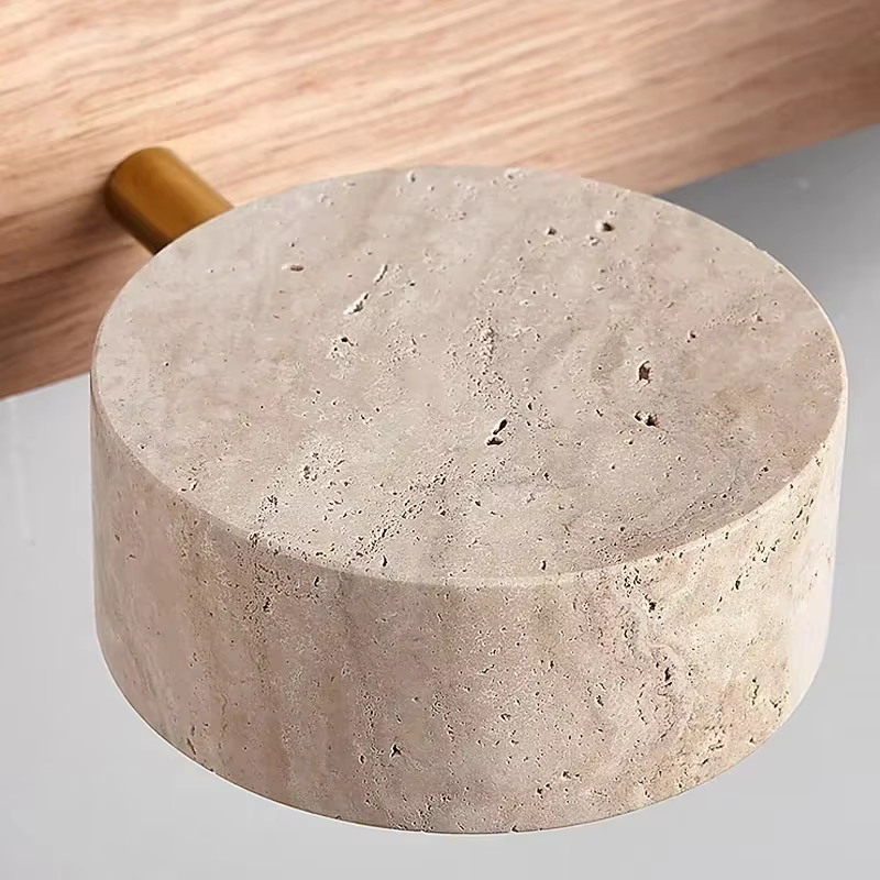 Japonais Wabi Sabi créatif nouveau rond mur LED lumière décoration de la maison salle de bain lavable coiffeuse miroir avant lampes