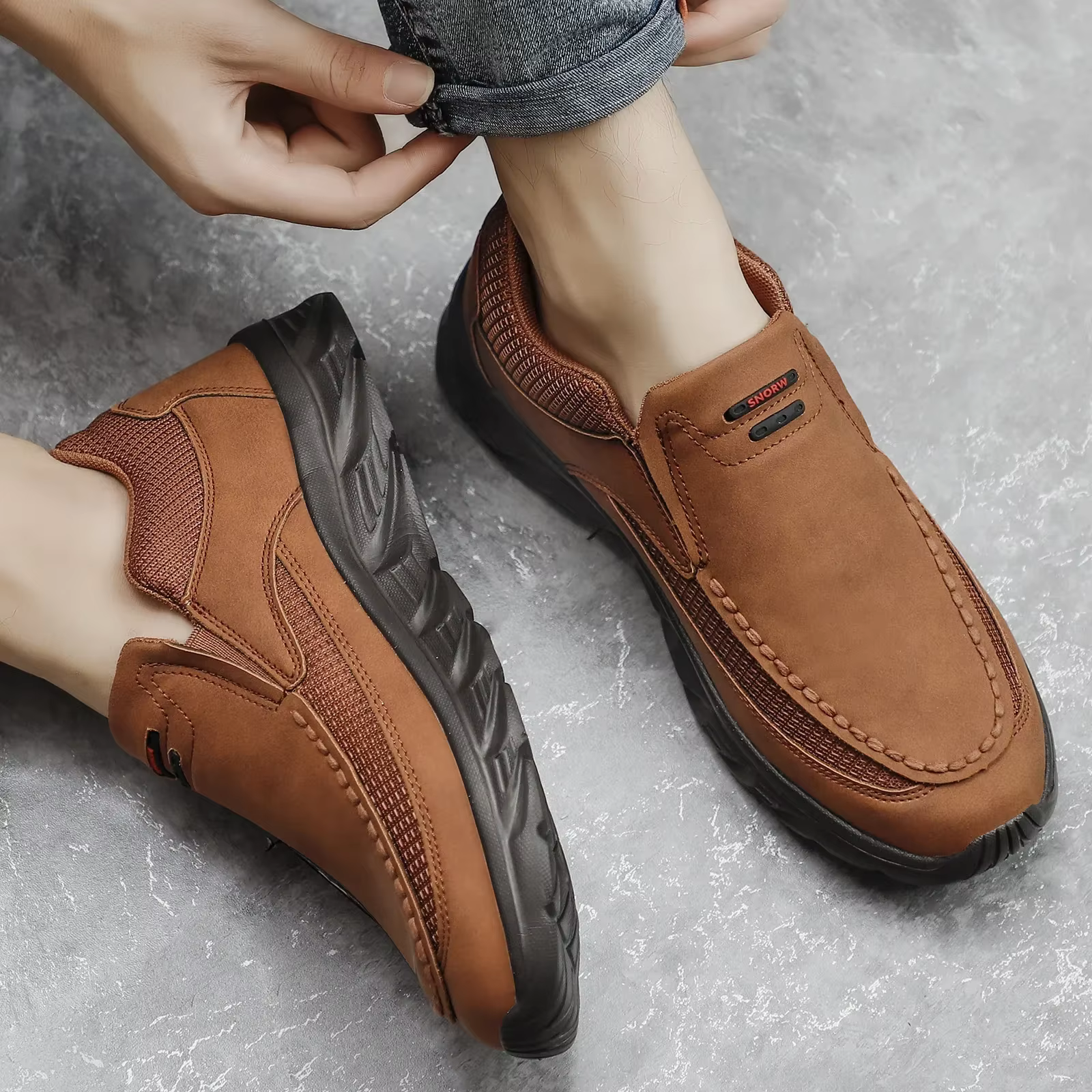 Chaussures pour hommes toile baskets 2025 nouvelle mode à la main rétro loisirs