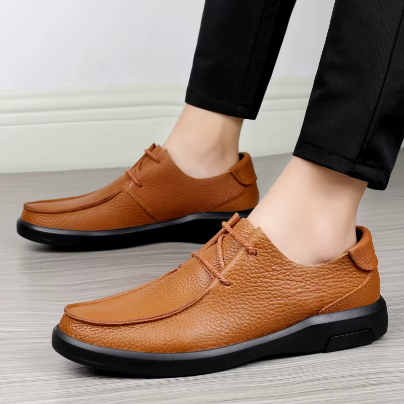 Chaussures en cuir décontractées pour hommes