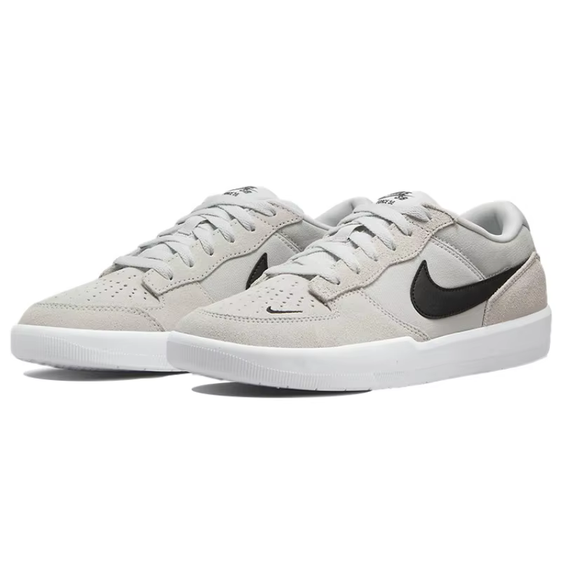 Nike SB Force 58 Low Top Skate Shoes Unisex Gray Black Baskets décontractées polyvalentes pour tous les jours-CZ2959-003