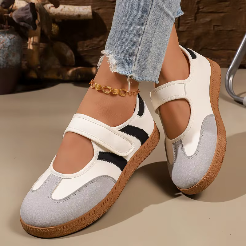 Baskets décontractées grande taille pour femmes 2026 – Nouvelles chaussures de marche à enfiler printemps-automne à